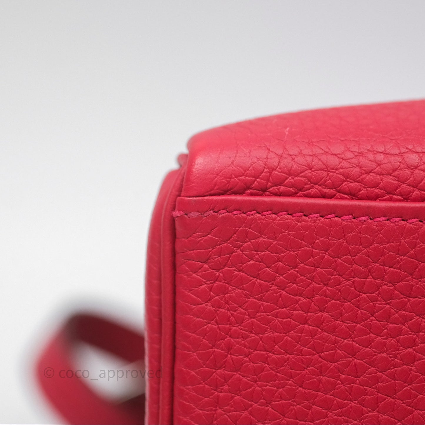 Hermès Kelly Ado Backpack Red Rouge Clemence Palladium Hardware