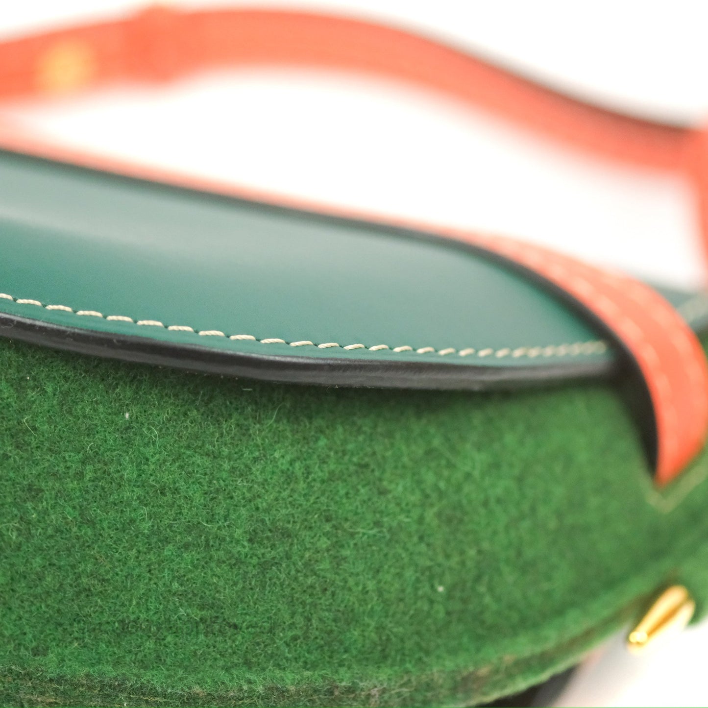Loewe Small Gate Bag Smooth Calfskin in Green