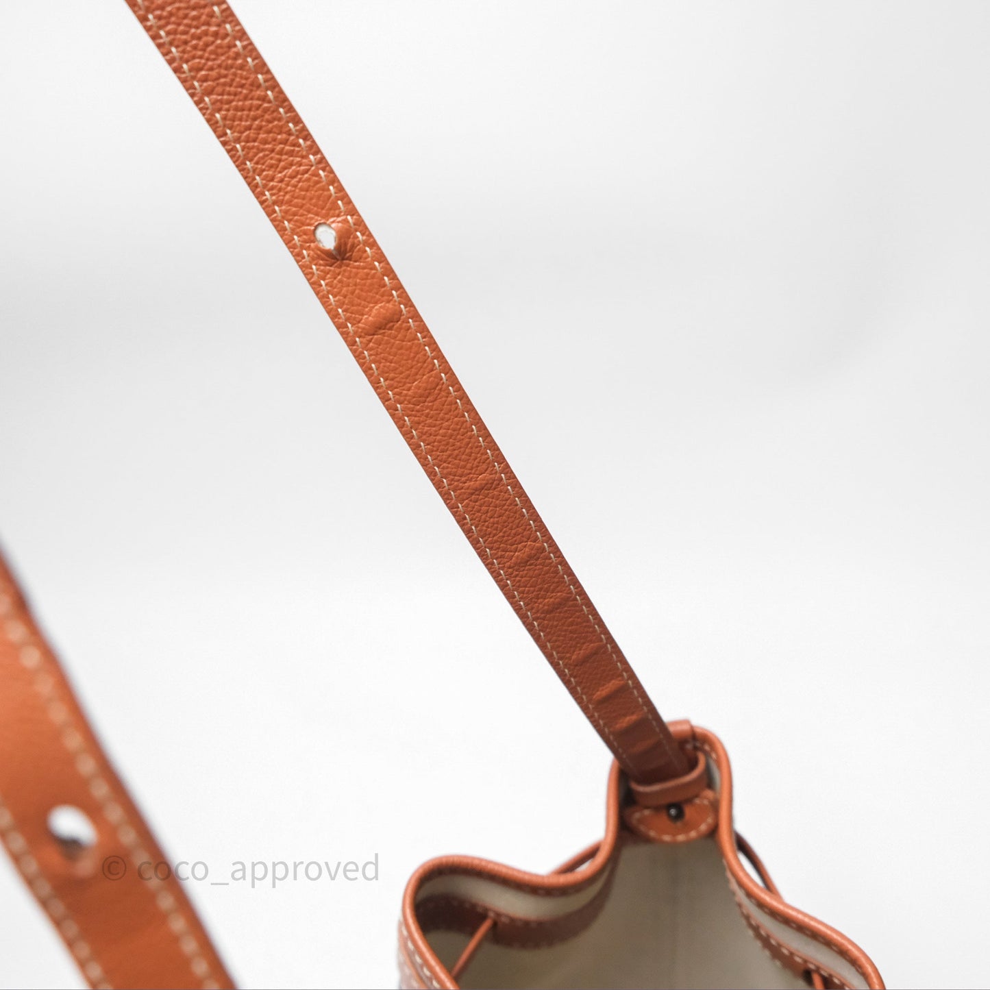 Goyard Petit Flot Bucket Bag Black & Tan Goyardine