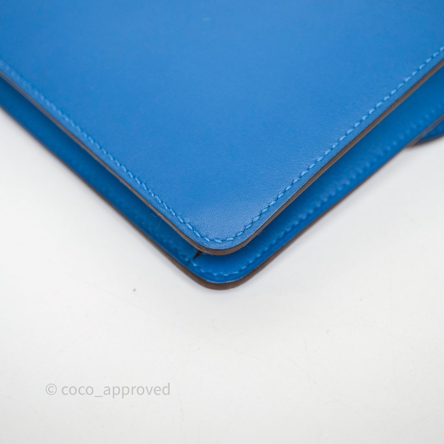 Hermès Catenina Bleu de Galice S7 Swift Palladium Hardware