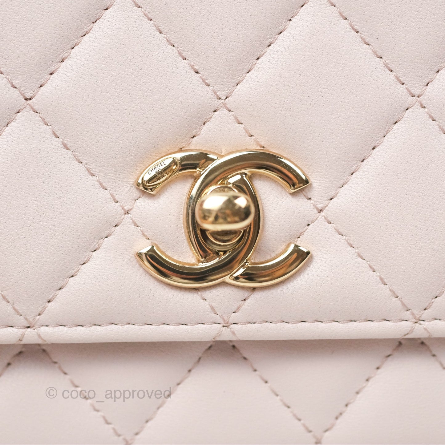 Chanel Trendy CC WOC Quilted Pink Lambskin Gold Hardware