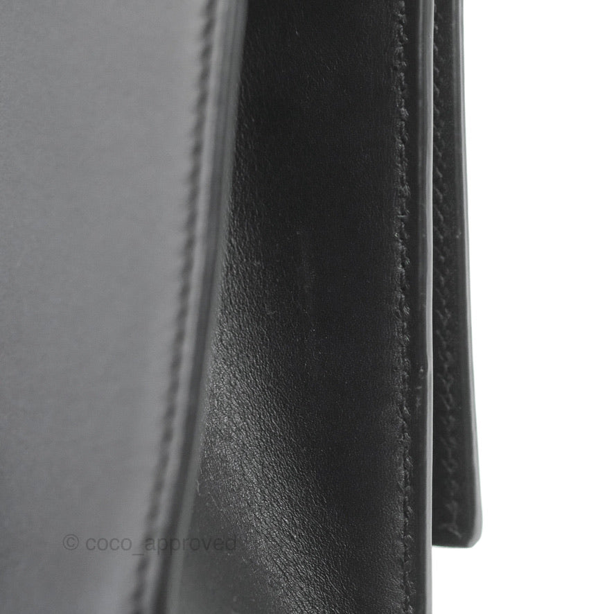 Saint Laurent Medium Kate Tassel Chain Bag Black Smooth Calfskin Silver Hardware