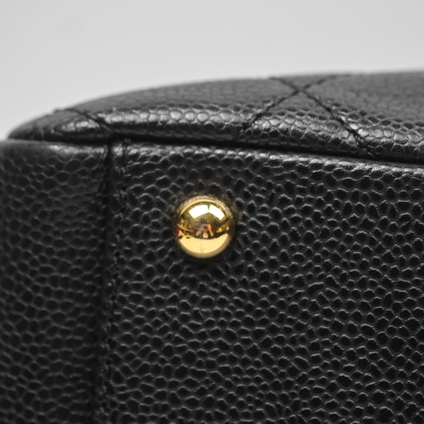 Chanel PTT Petite Timeless Shopping Tote Bag Black Caviar Gold Hardware