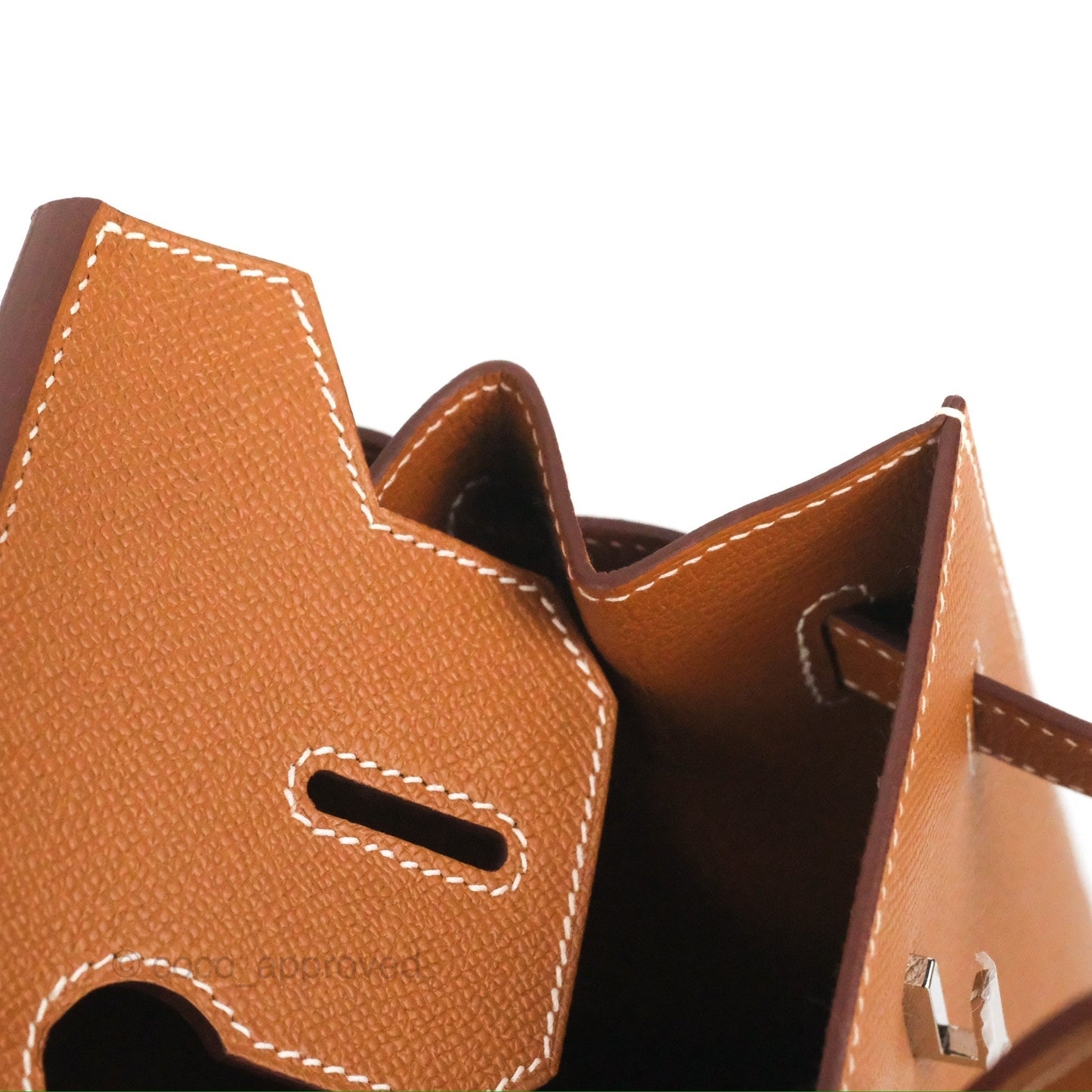 Hermès Birkin 30 Sellier Gold Epsom Palladium Hardware