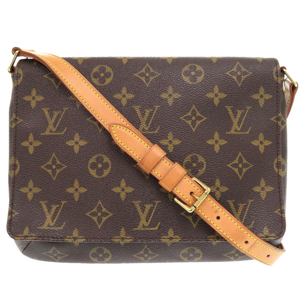 LOUIS VUITTON Shoulder Bag M51257 Monogram canvas Brown Monogram Musette Tango Short Strap