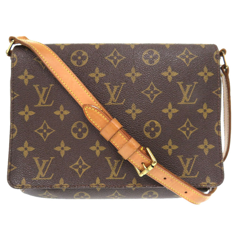 LOUIS VUITTON Shoulder Bag M51257 Monogram canvas Brown Monogram Musette Tango Short Strap