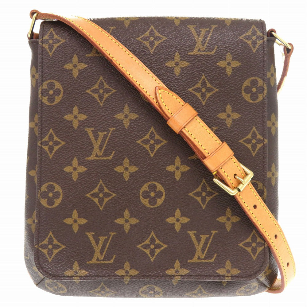 LOUIS VUITTON Shoulder Bag M51258 Monogram canvas Brown Monogram Musette Salsa short strap