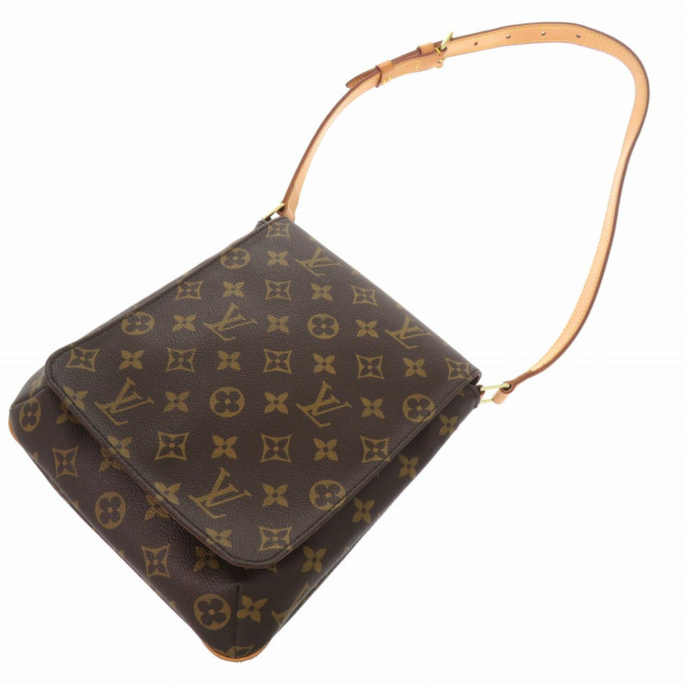 LOUIS VUITTON Shoulder Bag M51258 Monogram canvas Brown Monogram Musette Salsa short strap