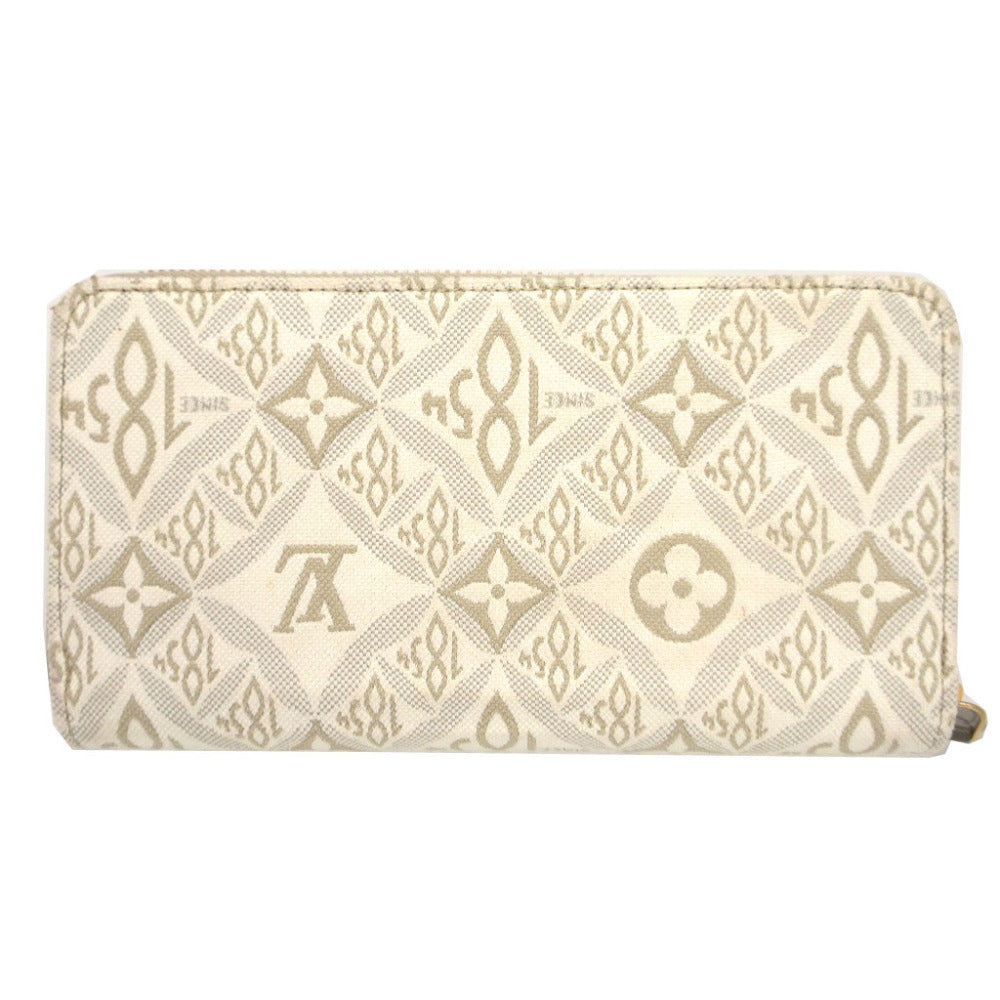 LOUIS VUITTON Long Wallet Purse M81172 Monogram canvas white monogram jacquard Zippy Wallet SINCE1854