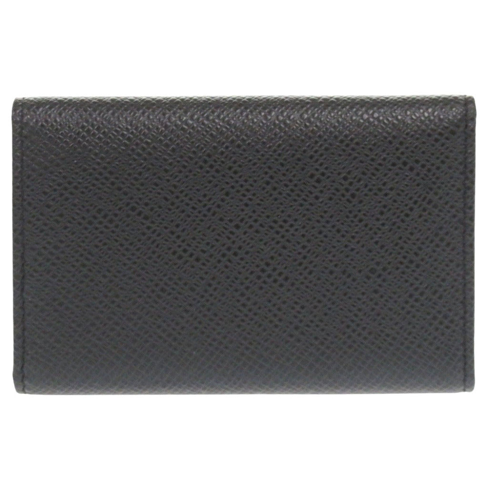 LOUIS VUITTON Key case Key holder  M30532 leather black Taiga Multicles6