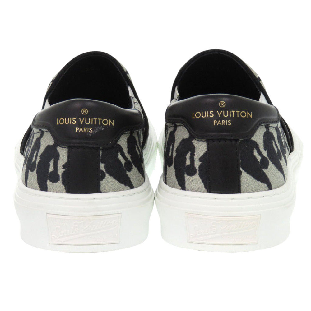 LOUIS VUITTON sneakers Canvas, Leather gray Trocadero NBA collaboration