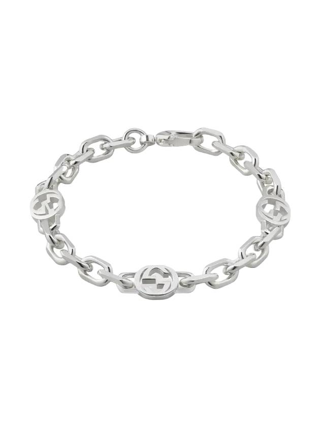 Luxury Gucci Trending 2025 Interlocking G Chain Bracelet Silver