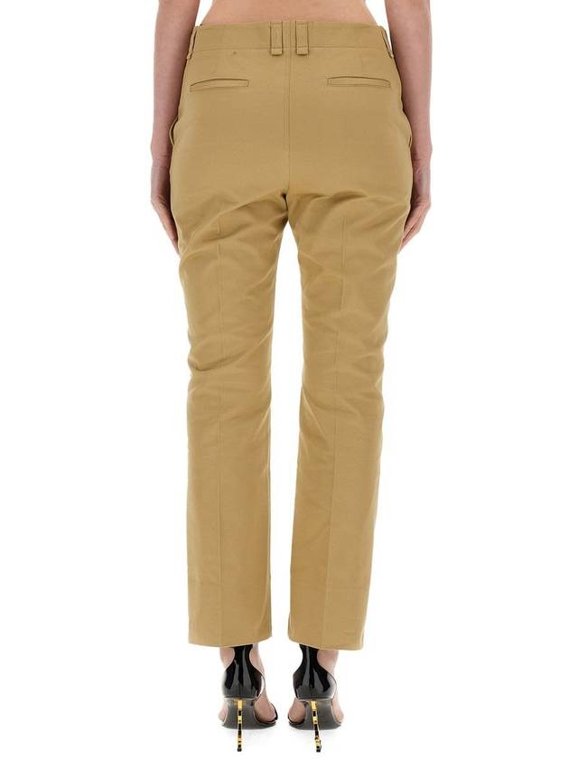 Luxury Saint Laurent Straight Pants 786680 Y1A62 2965 BEIGE