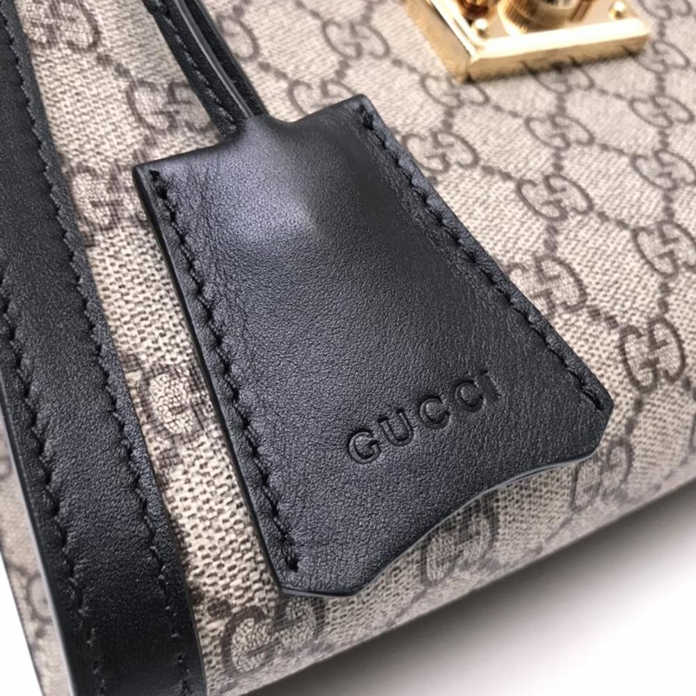 Luxury Gucci Padlock small GG shoulder bag
