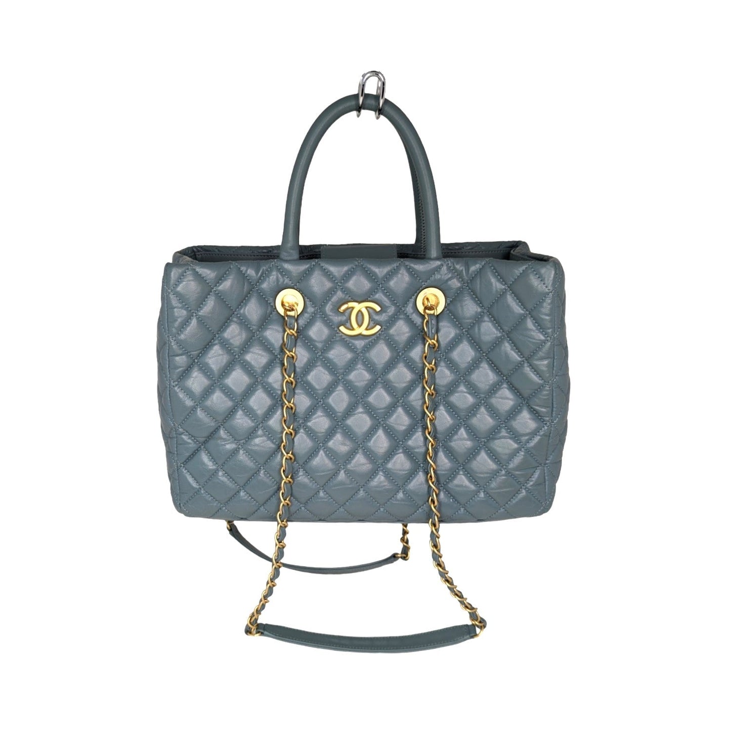 Luxury Chanel bag Aged Calfskin Coco Allure Shopping Tote