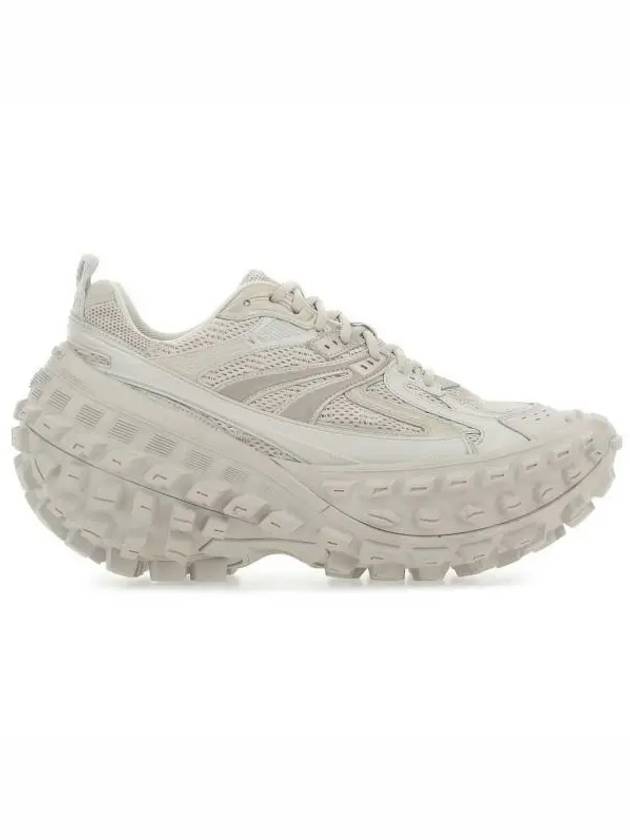 Luxury Balenciaga Men's Mesh Rubber Defender Low Top Sneakers Beige