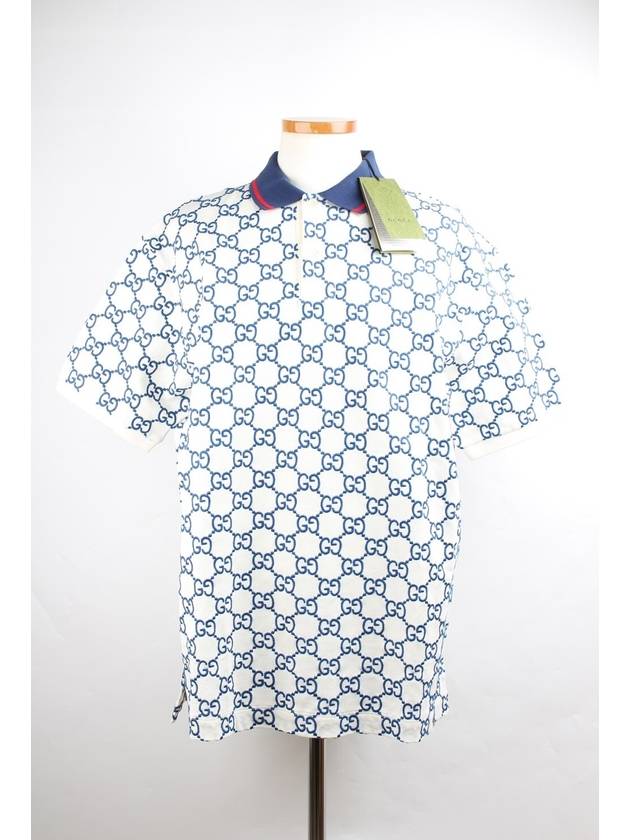 Luxury Gucci Trending 2025 GG stretch cotton collar t shirt XXL