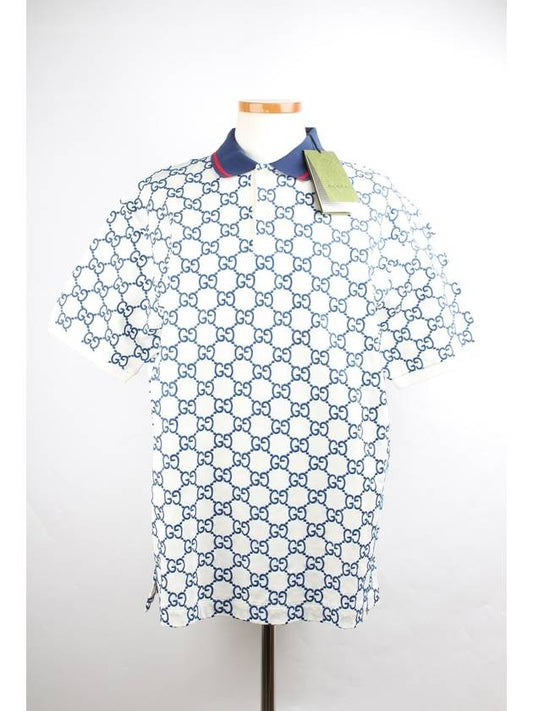 Luxury Gucci Trending 2025 GG stretch cotton collar t shirt XXL