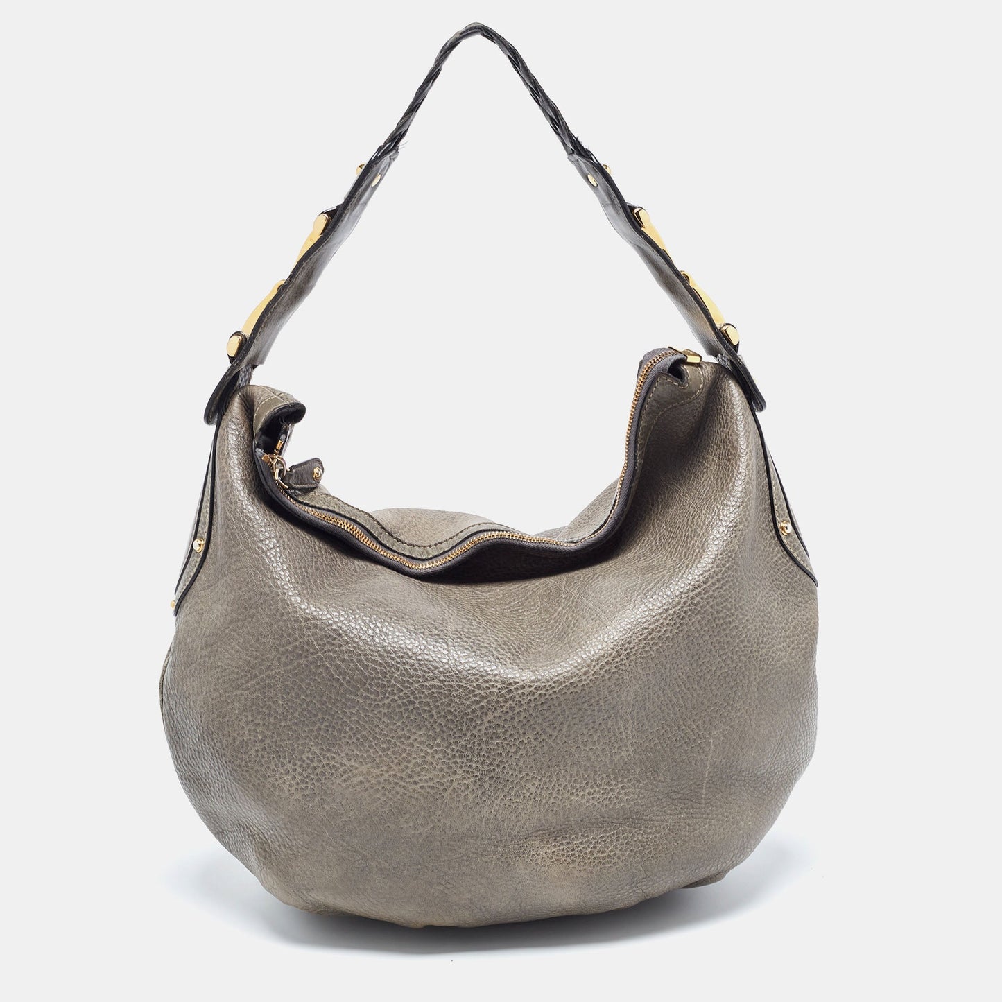 Luxury Gucci Trending 2025 Pale Leather Medium Pelham Hobo