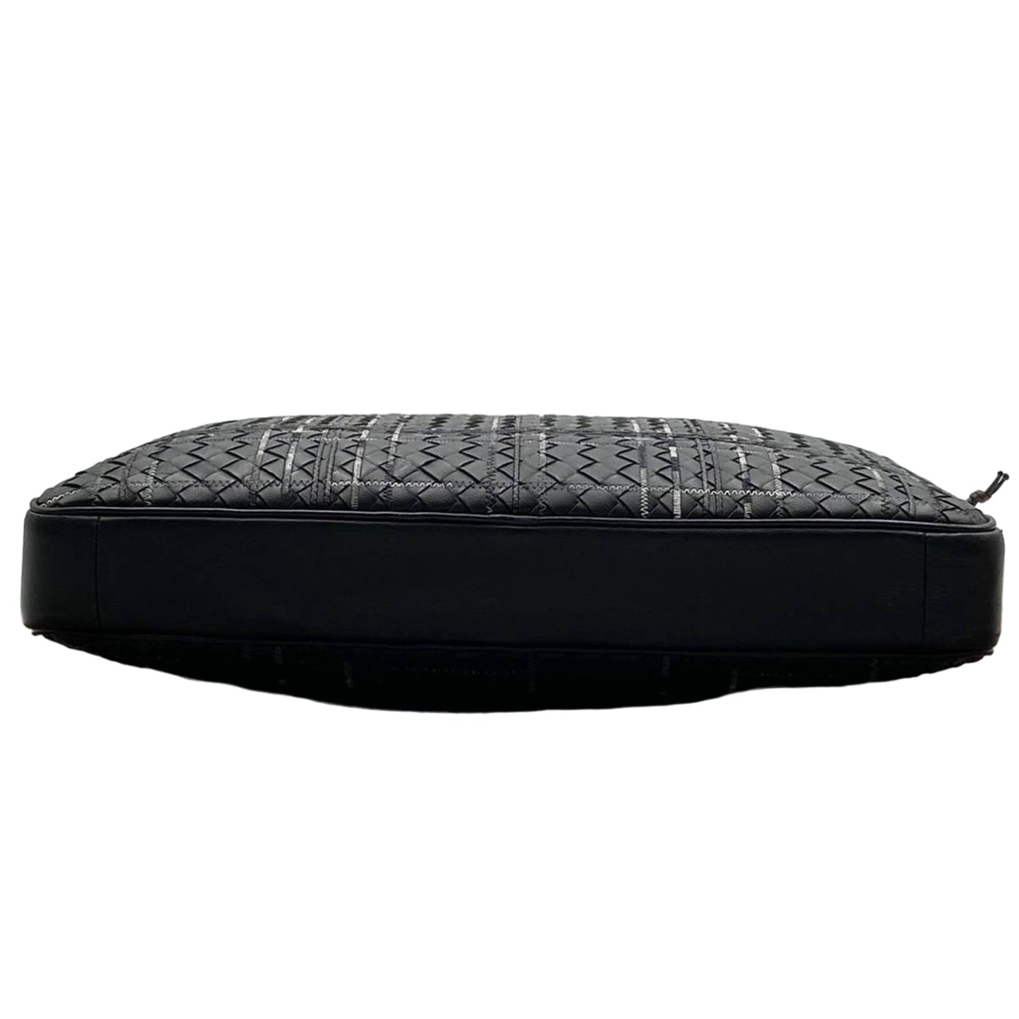 Luxury Bottega Veneta Atlas Intrecciato Leather Briefcase