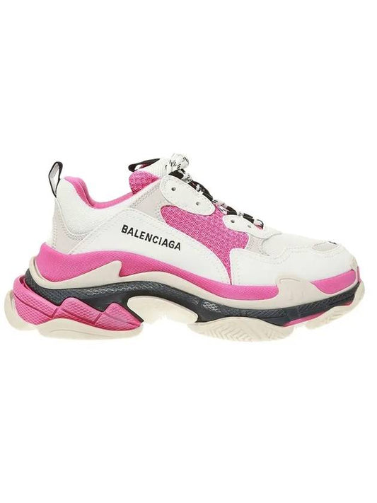 Luxury Balenciaga WoMen's Triple S Low Top Sneakers Pink