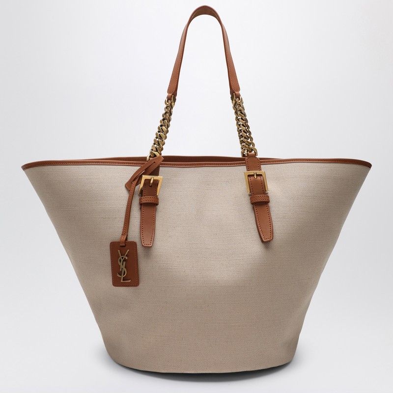 Luxury Saint Laurent Women's Desert Colored Shoulder Bag in Brown | 773704FAC7T