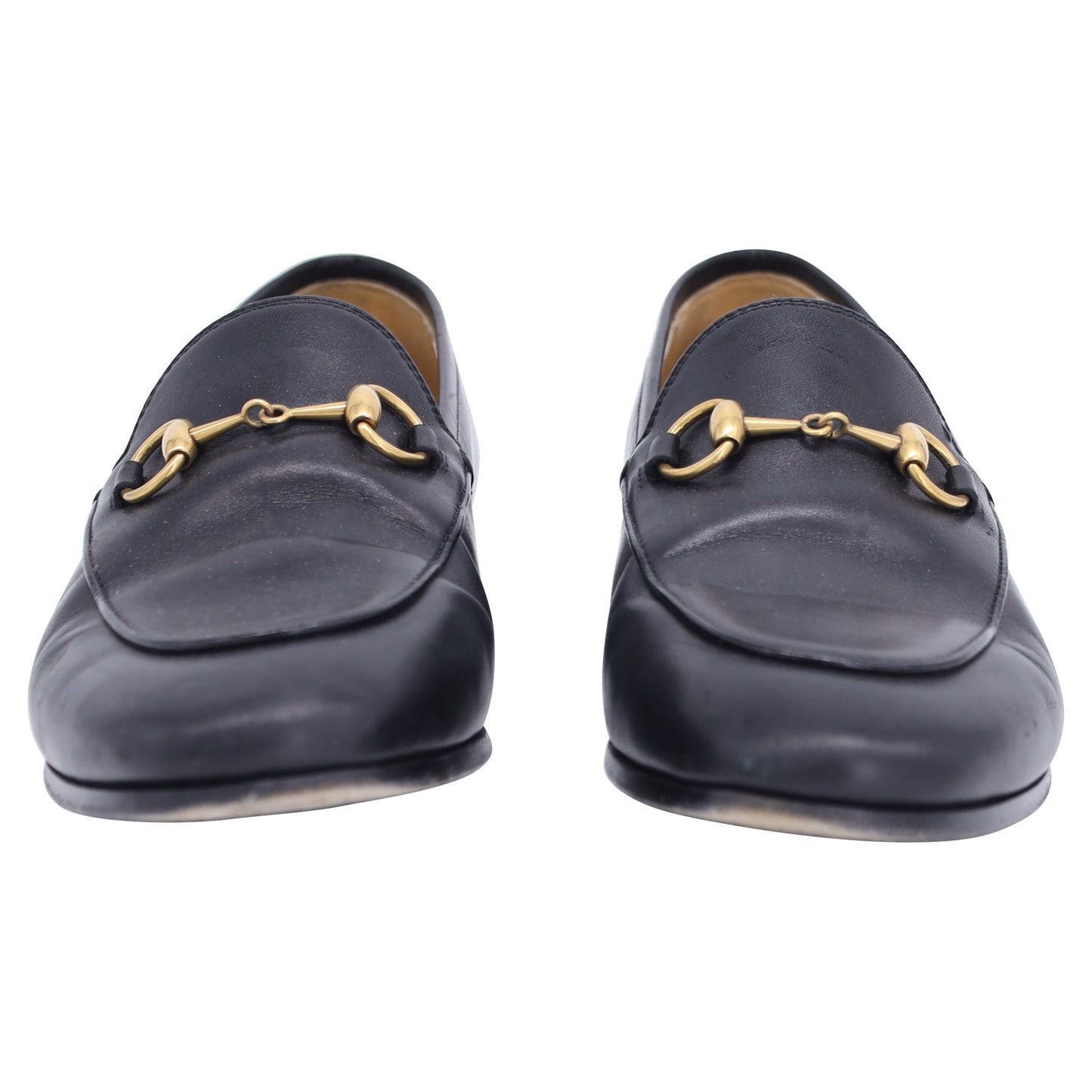 Luxury Gucci Trending 2025 Jordaan Loafers in Black Leather