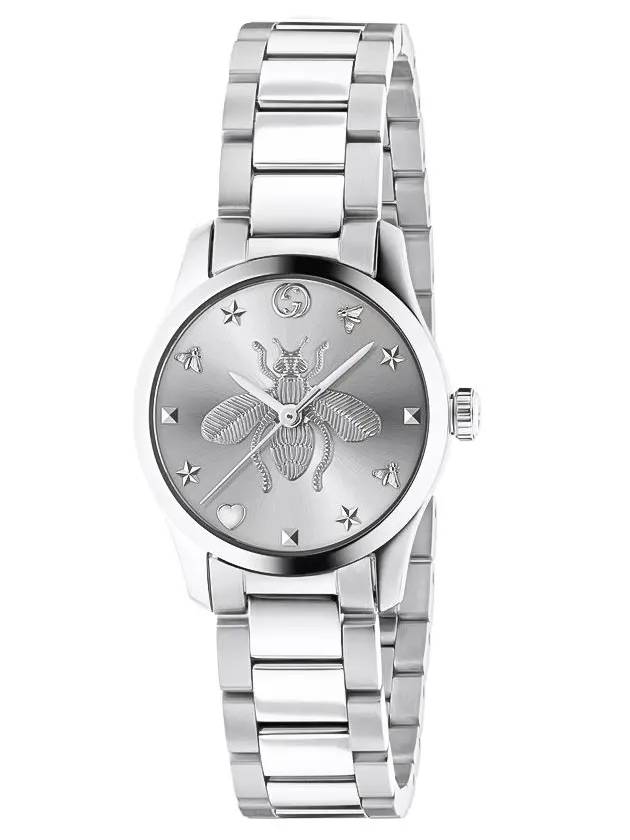 Luxury Gucci Trending 2025 G-Timeless Silver-Tone Dial Quartz Watch