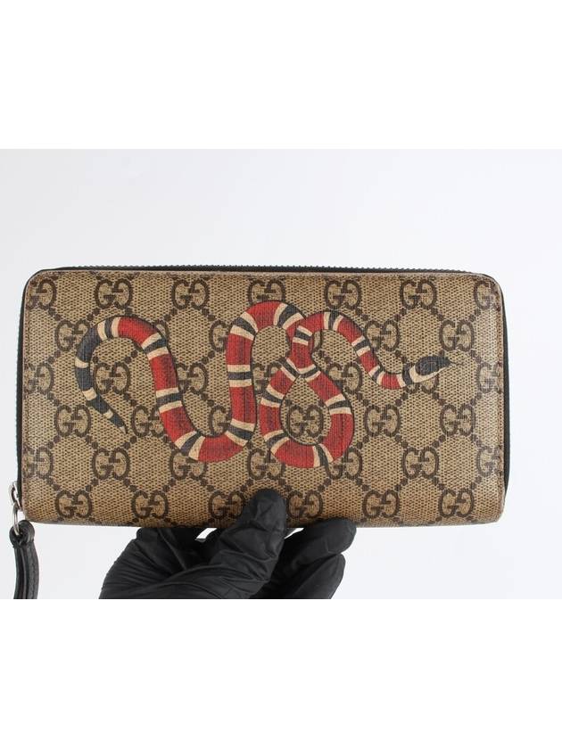 Luxury Gucci Trending 2025 Snake zipper long wallet