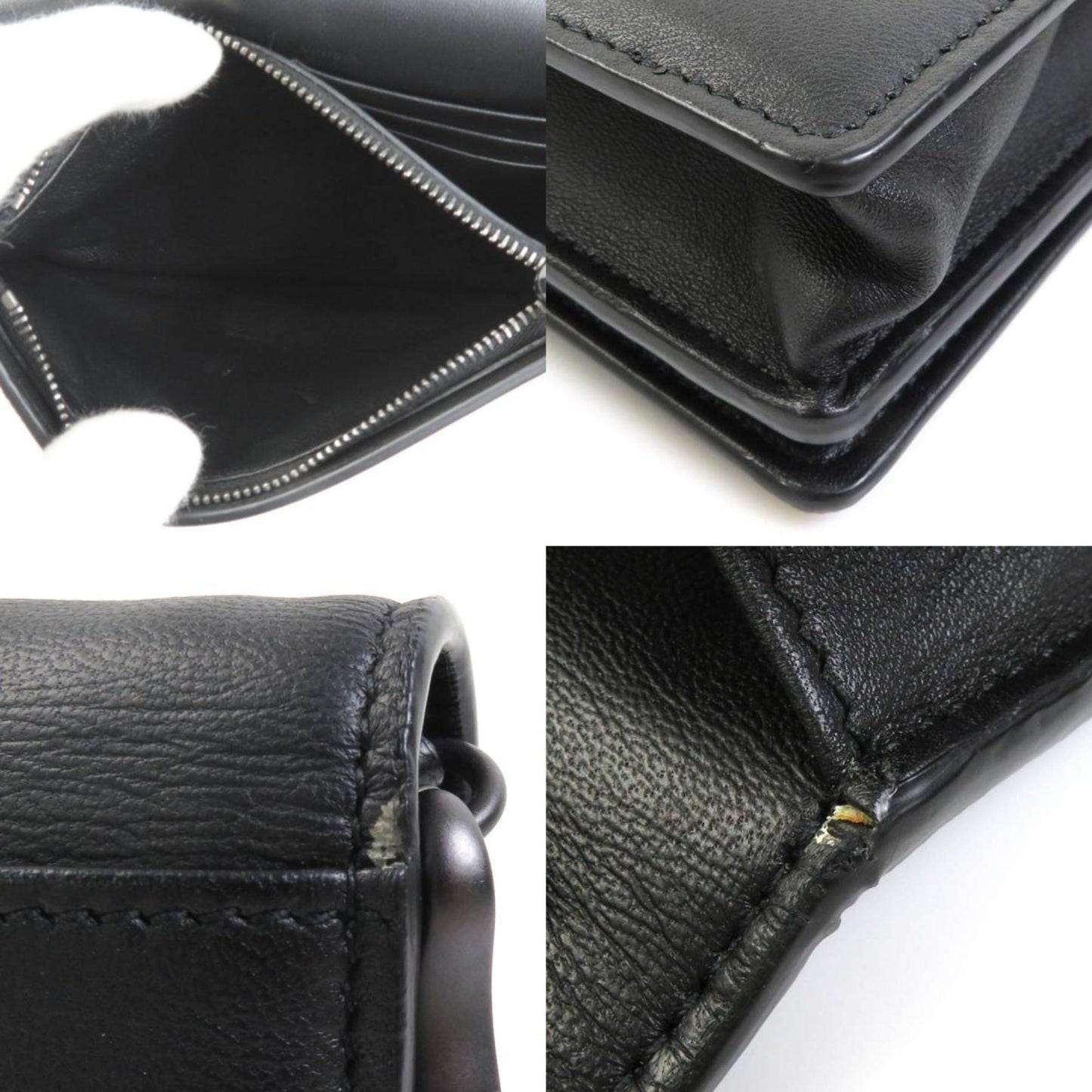 Luxury Bottega Veneta  Leather Chain/Shoulder Wallet ()