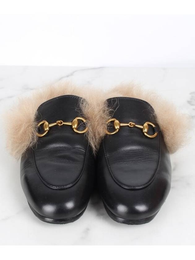 Luxury Gucci Trending 2025 Horsebit Princetown Blooper Black 36 230
