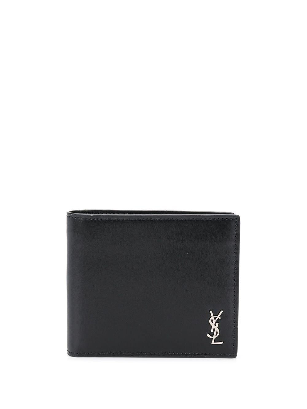 Luxury Saint Laurent Men's Small Monogram Wallet in Black | 6077271JB0E