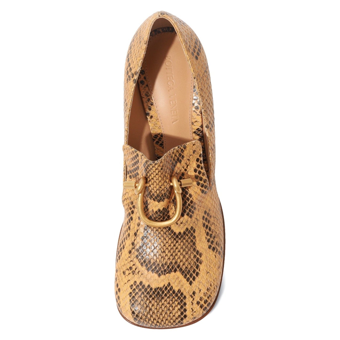 Luxury Bottega Veneta Python Leather Pattern Pumps