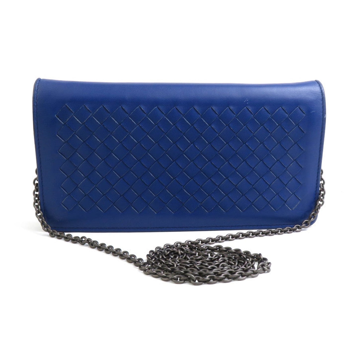 Luxury Bottega Veneta Intrecciato  Leather Chain/Shoulder Wallet ()