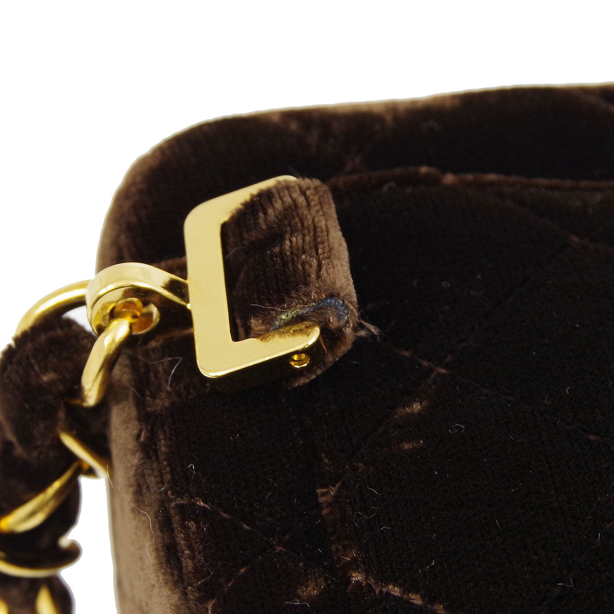 Luxury Chanel * 1994-1996 Brown Velvet Classic Flap Backpack