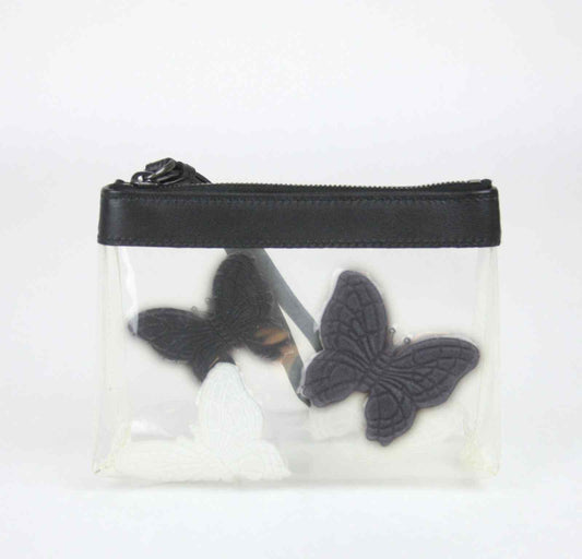Luxury Bottega Veneta Women's clear Wristlet Clutch Bag Butterfly