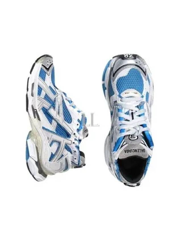 Luxury Balenciaga Runner Low Top Sneakers Blue