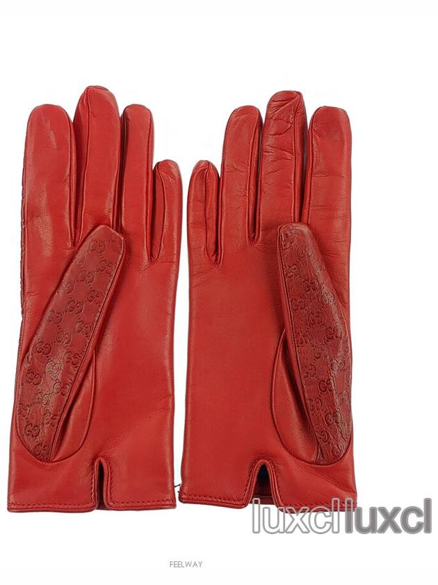 Luxury Gucci Trending 2025 Micro GG Cima Women s Gloves 283418 Unused
