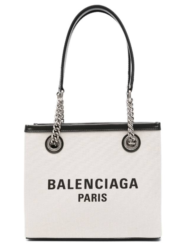 Luxury Balenciaga Duty Free Tote Bag White