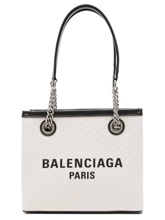 Luxury Balenciaga Duty Free Tote Bag White
