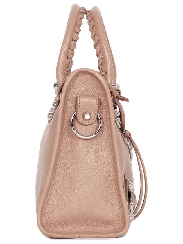 Luxury Balenciaga Metallic Edge Mini City Tote Bag Pink