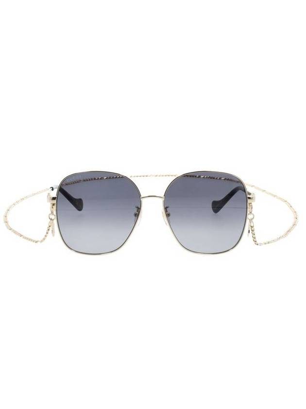 Luxury Gucci Trending 2025 Eyewear Low Nose Bridge Fit Sunglasses Gold Grey