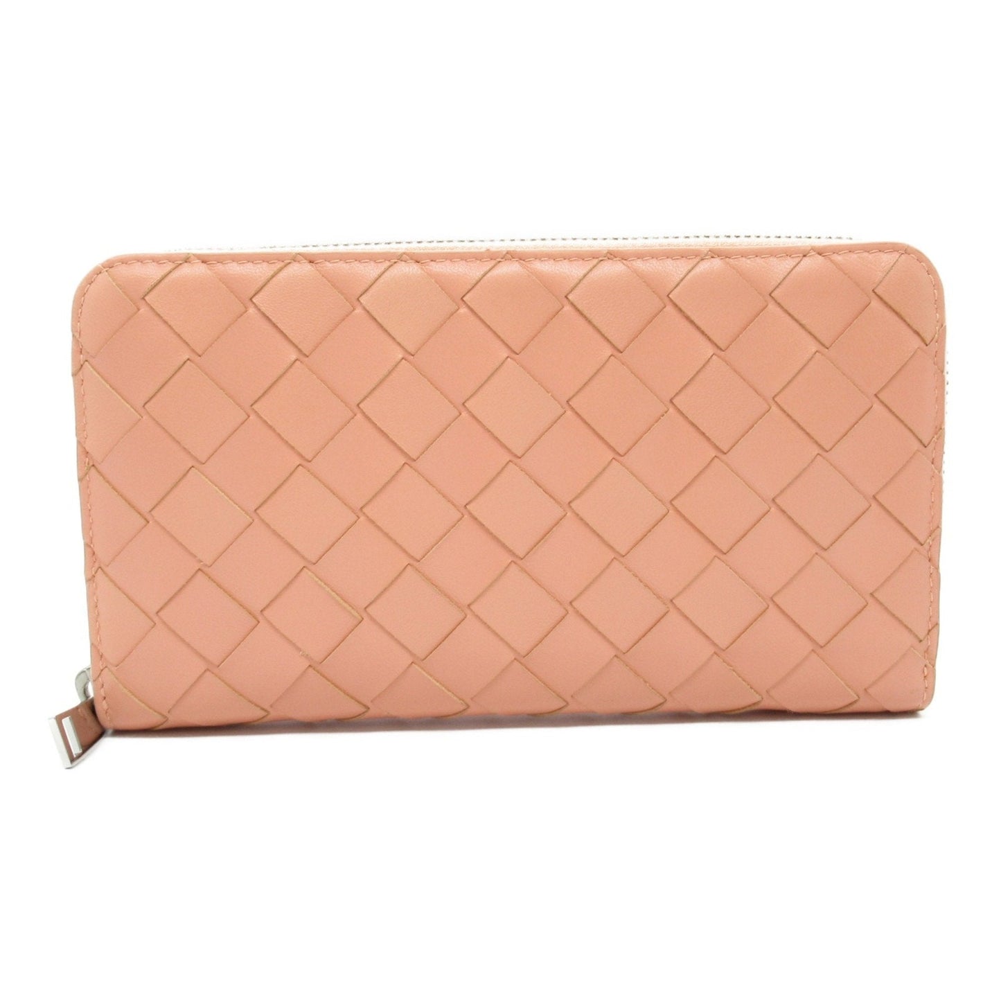 Luxury Bottega Veneta Intrecciato  Leather Long Wallet (Bi-Fold) ()