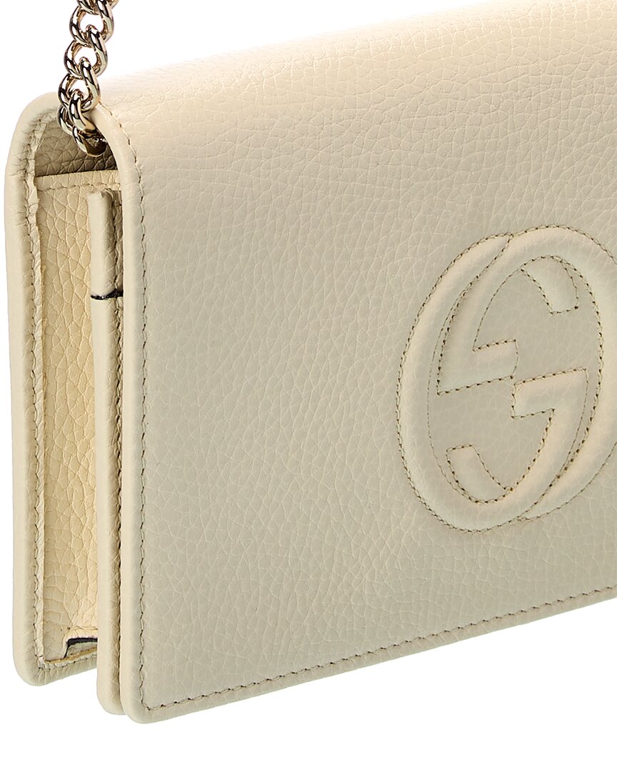 Luxury Gucci Trending 2025 Soho Leather Wallet on Chain