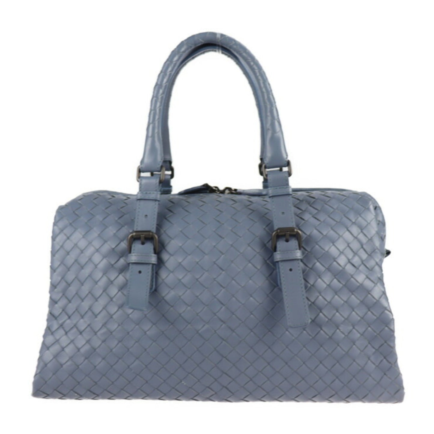 Luxury Bottega Veneta Intrecciato  Leather Boston Bag Tote Bag ()