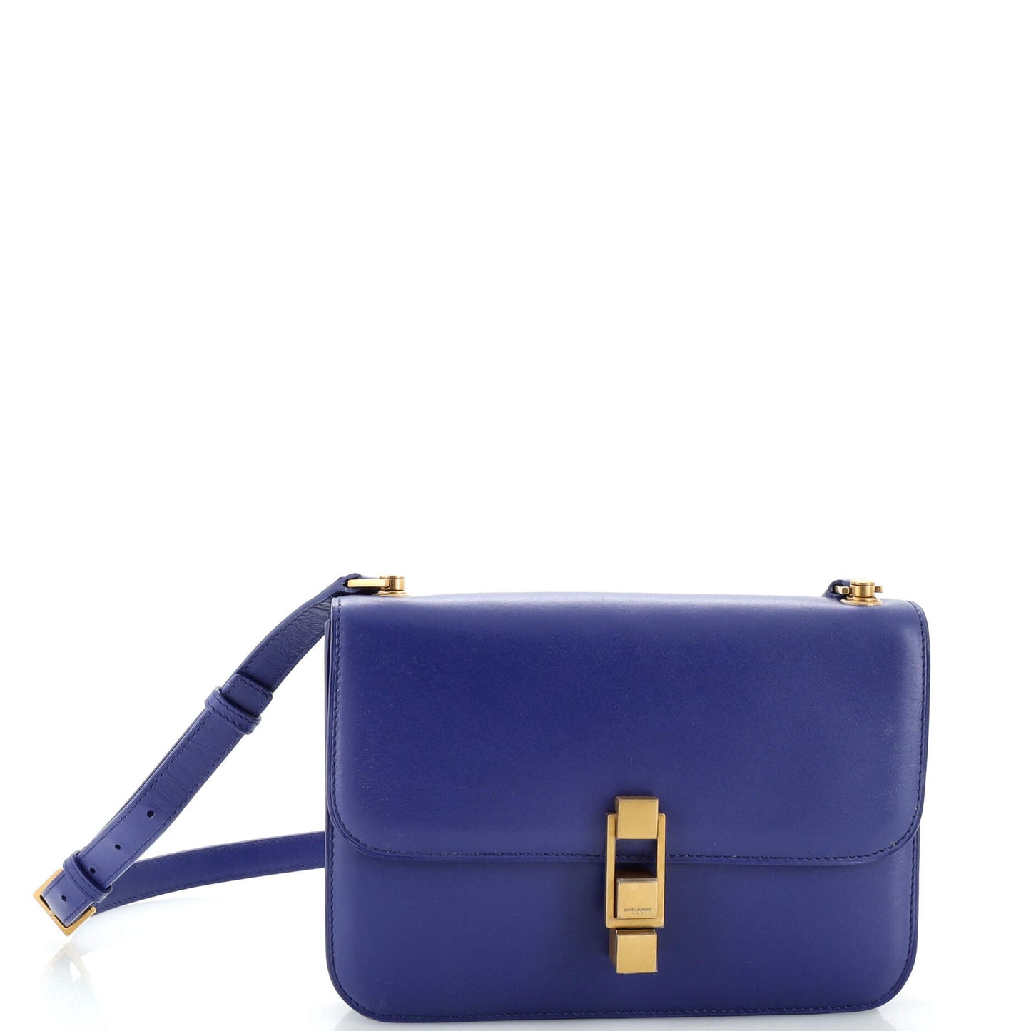 Luxury Saint Laurent Carre Satchel Leather Medium