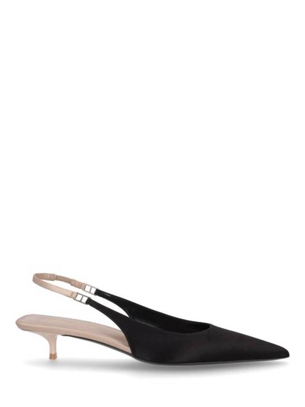 Luxury Saint Laurent Women's Cherish Sling Back Pumps Heels Black