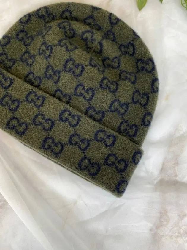 Luxury Gucci Trending 2025 GG Logo Pattern Knit Wool Beanie