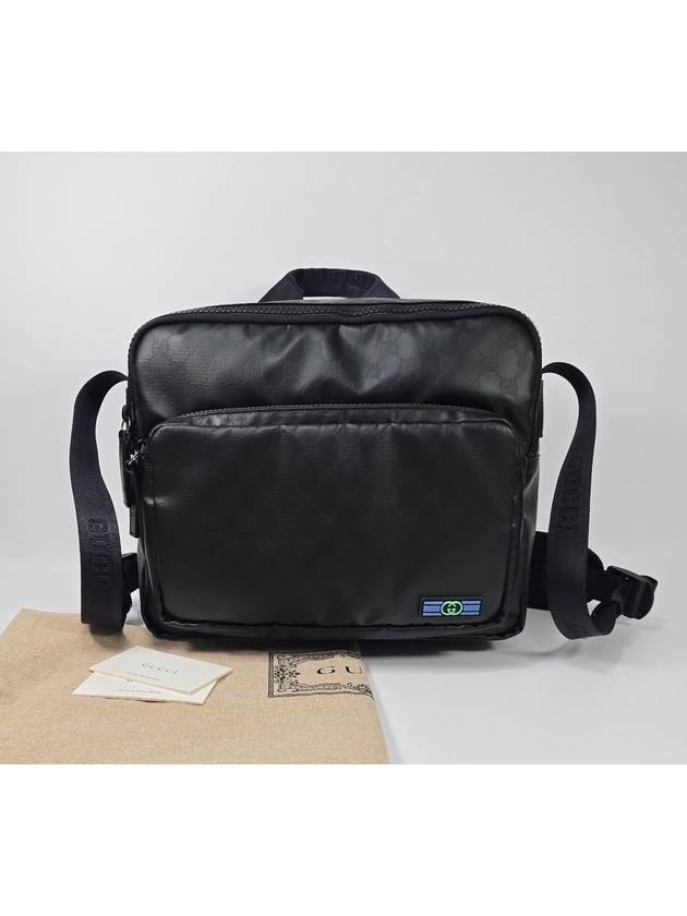 Luxury Gucci Trending 2025 GG crystal canvas messenger bag shoulder