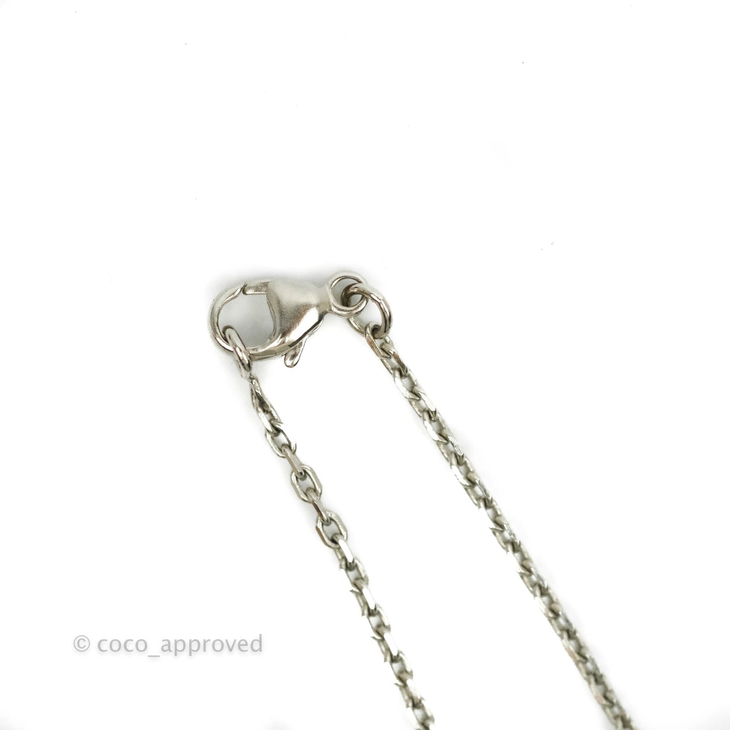 Hermès Mini Pop H Marron Glace Pendant Necklace Palladium Hardware